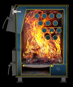 How to heat a solid fuel boiler