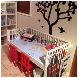 What can be made from an old crib