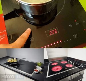 Pan on an induction cooker