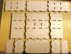 DIY doll cabinet parts