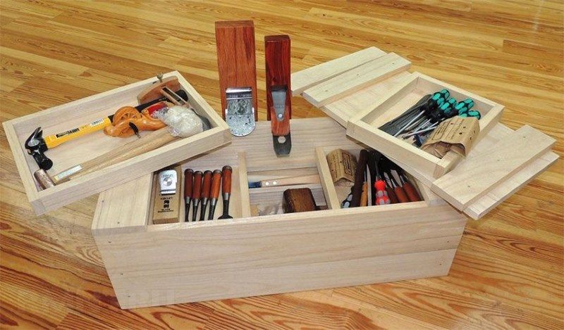 Tools and materials for drawers.