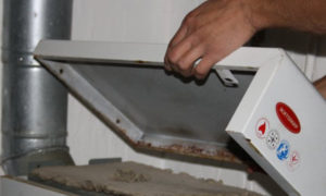 How often should the boiler be cleaned?