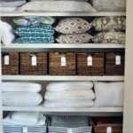 How to store bedding in a closet