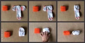 How to fold socks