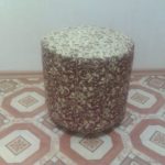 How to cover an ottoman