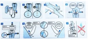 How to use an epilator.