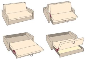 How to make a folding sofa with your own hands