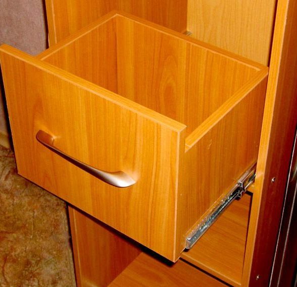How to make drawers in a closet.