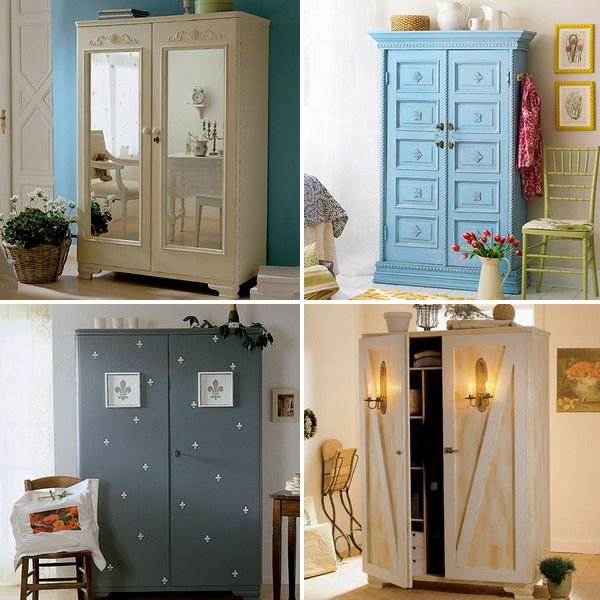 Cabinet decor options.