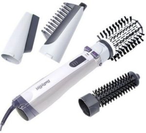 Hair dryer included: brushes with rotating nozzle