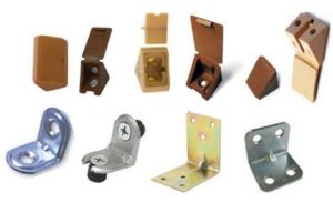 Furniture corners for shelves.