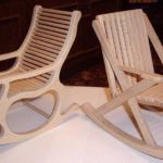 DIY plywood chair.