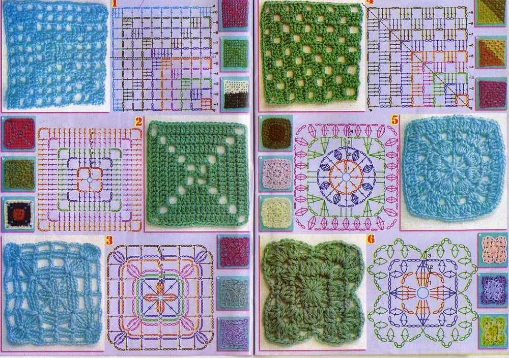 Squares for a chair.