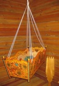 Antique cradle.