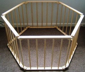DIY playpen for a child