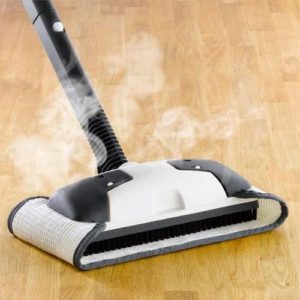 Can laminate flooring be washed with a steam cleaner?