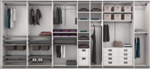 Filling the closet in the hallway