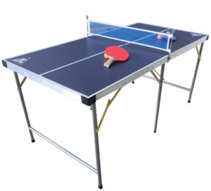 Custom table tennis table sizes