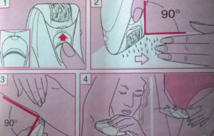 Basic rules for using an epilator