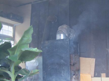 Why the boiler smokes and what to do.