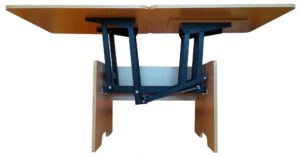 Lifting mechanism of the transforming table