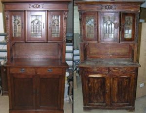 Step-by-step instructions for restoring a sideboard