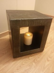 DIY bedside table