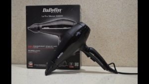 Professional hairdryer.