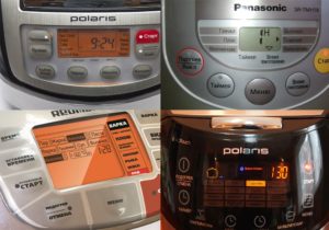 Simple modes in a multicooker