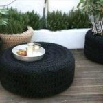 Tire ottoman