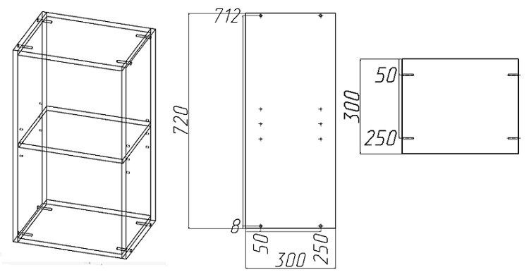 Kitchen cabinet layout