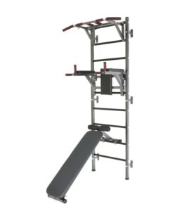 Wall bars as an ab exercise machine.