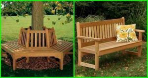 The bench can be moved.