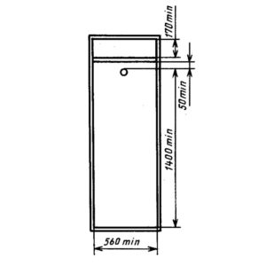 Standard height of a rod in a closet