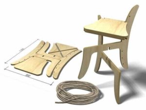 DIY plywood chair