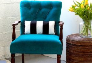 Fabric with reserve for chair