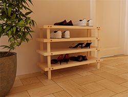 DIY shoe cabinet