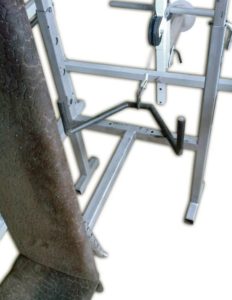 Improved homemade ab bench