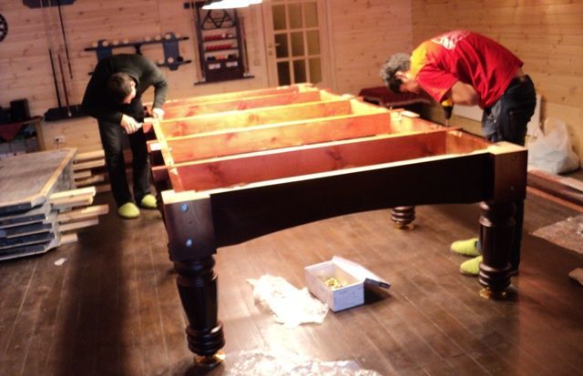 Installation of the carriage.