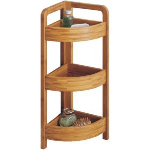 Options for decorating bath shelves.