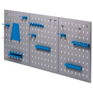 DIY hanger made of perforated sheet