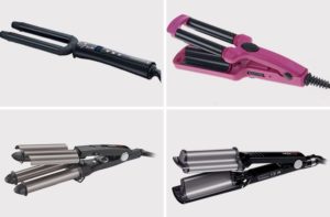 Types of curling irons by temperature