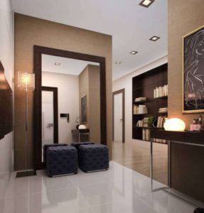 mirror in the hallway