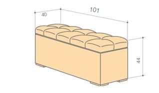 Banquette dimensions