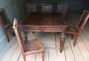 antique chairs in the interior