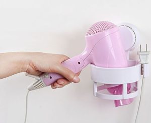DIY hair dryer holder
