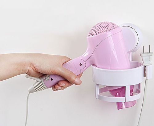 DIY hair dryer holder