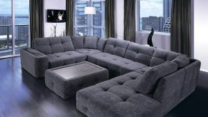 sofa with two corners