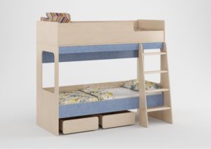 double children's bed