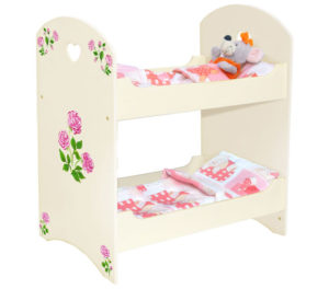 Bunk bed made of cardboard. or plywood.